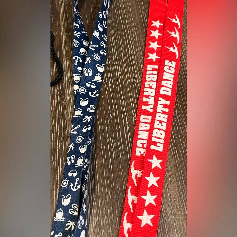 Amazon Kids Lanyard Set - Red, Black, and Blue
